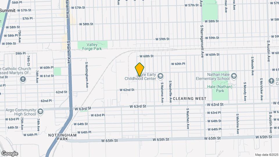 6101 S Oak Park Map and Location Details