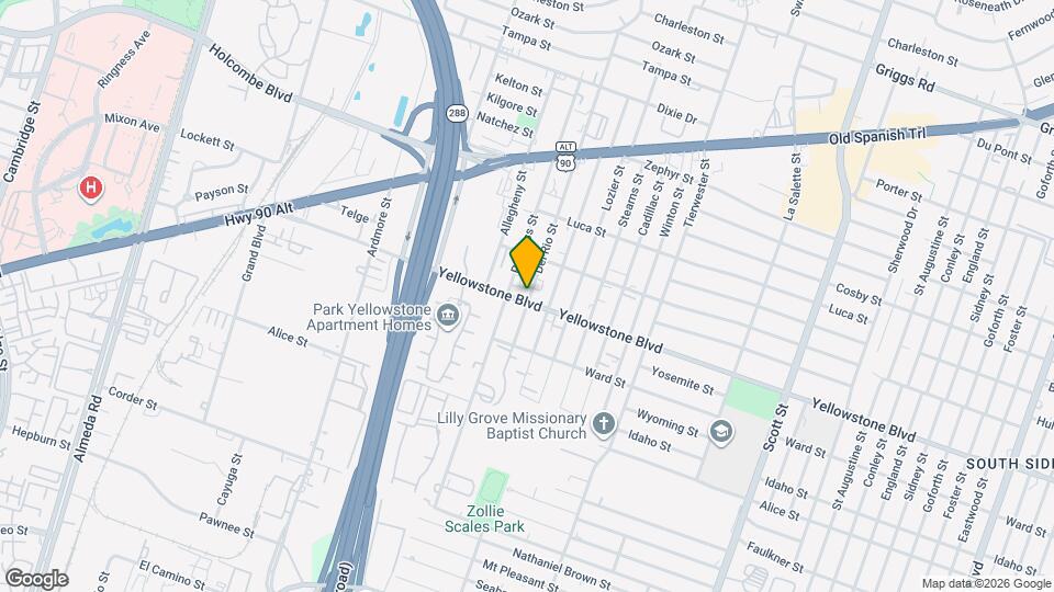 6844 Del Rio St Map and Location Details