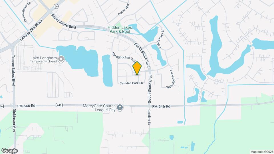 1608 Nacogdoches Valley Dr Map and Location Details