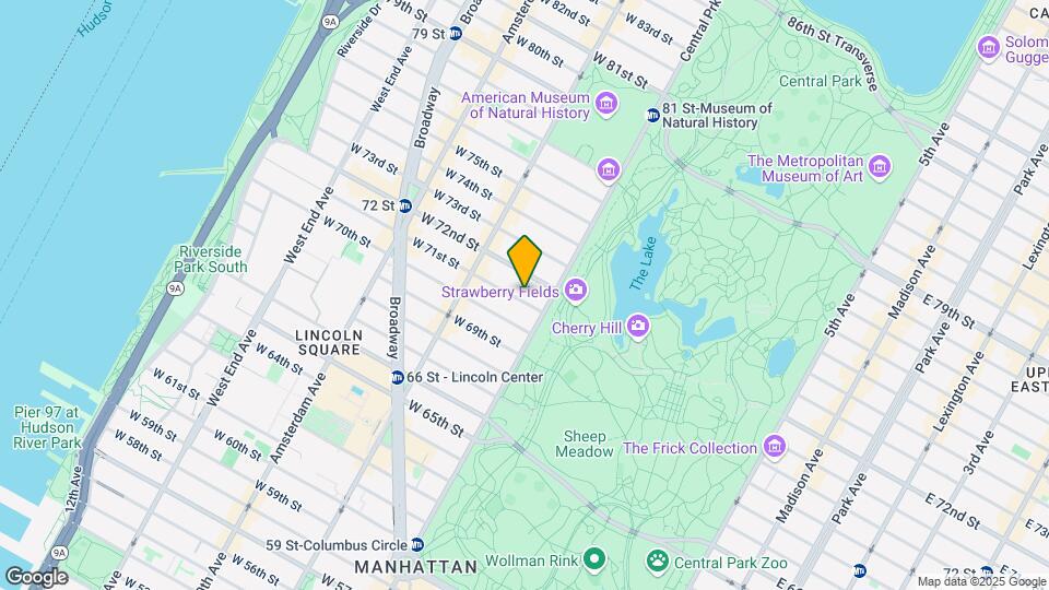 17 W 71st St Map and Location Details