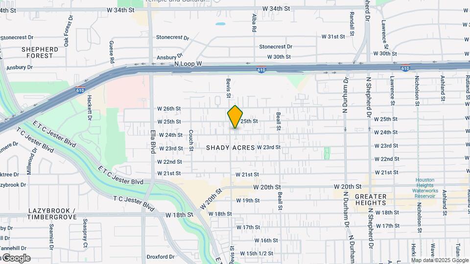 1241 W 24th St Map and Location Details