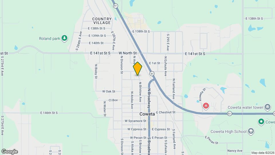 209 W Magnolia St Map and Location Details