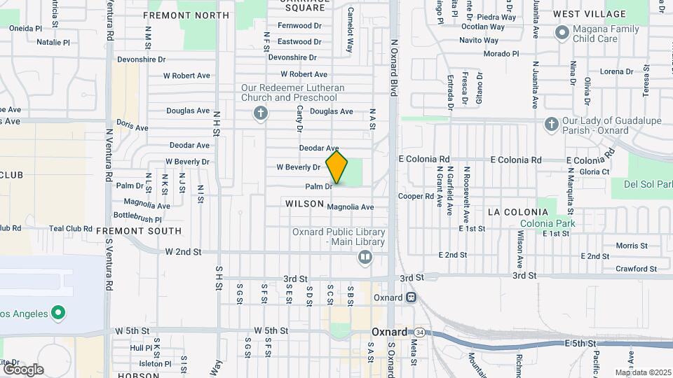 338 W Palm Dr Map and Location Details
