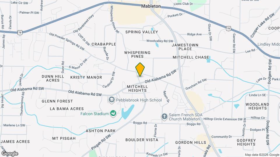 5935 Pisgah Rd SW Map and Location Details