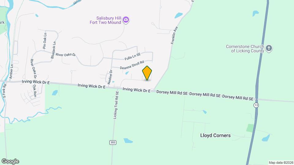 1237 Green Valley Dr Map and Location Details