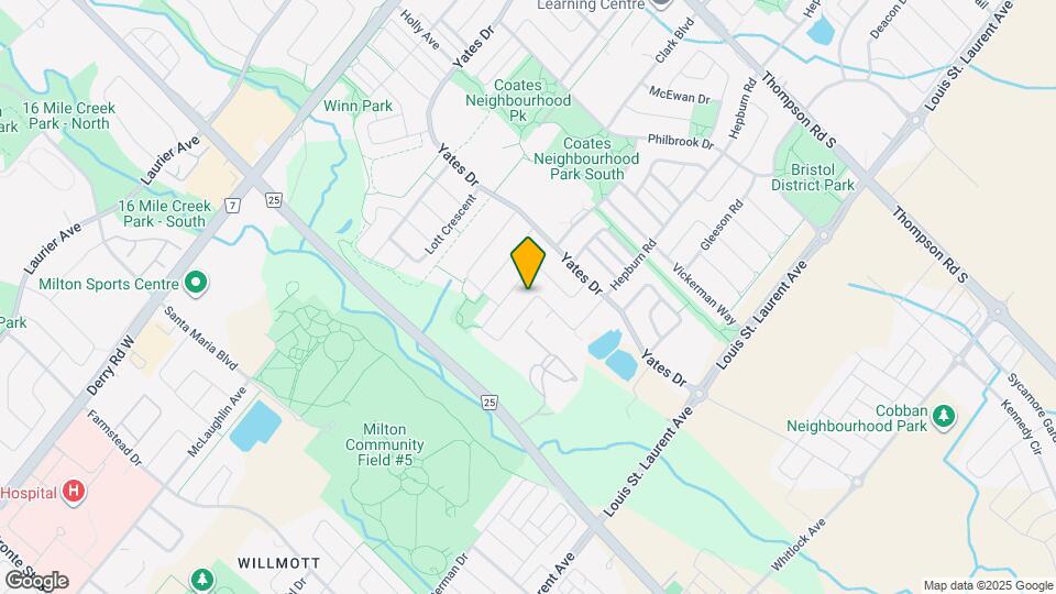 609 Gibson Cres Map and Location Details