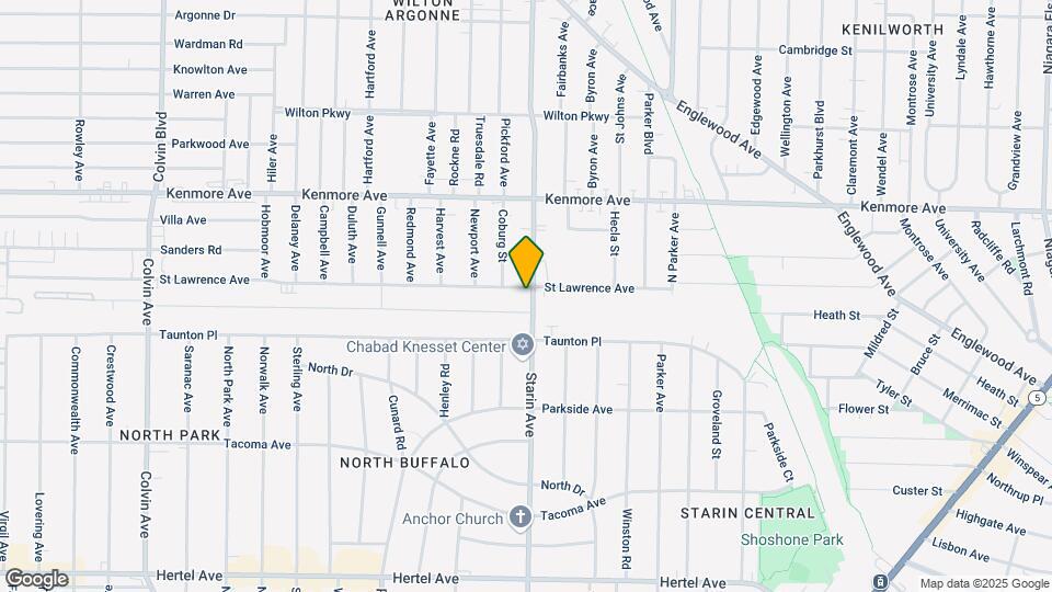 560 Starin Ave Mapa y Detalles de la Ubicación