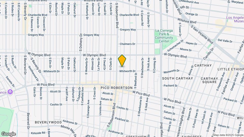 1059 S Wooster St Map and Location Details