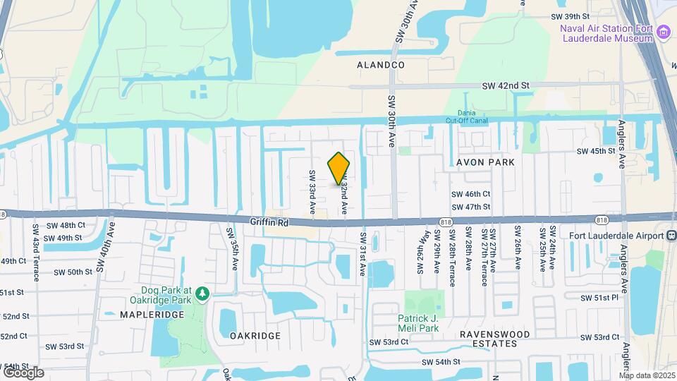 4663 SW 32nd Ave Map and Location Details