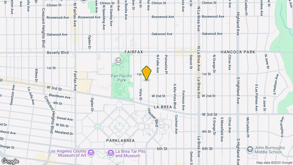 131 S Martel Ave Map and Location Details