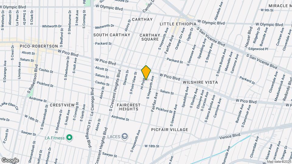 1440 Hi Point St, Unit 202 Map and Location Details