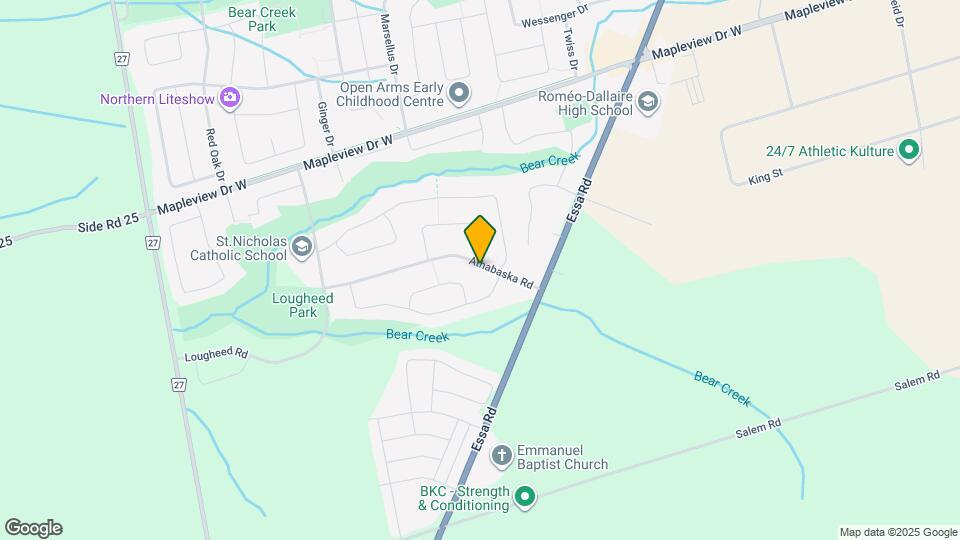 111 Athabaska Rd Map and Location Details