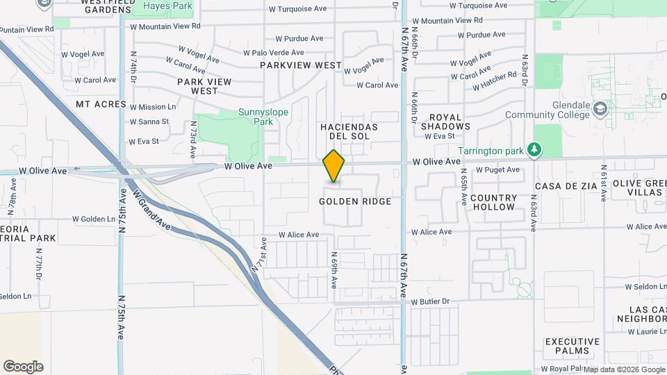 6930 W Townley Ave Map and Location Details