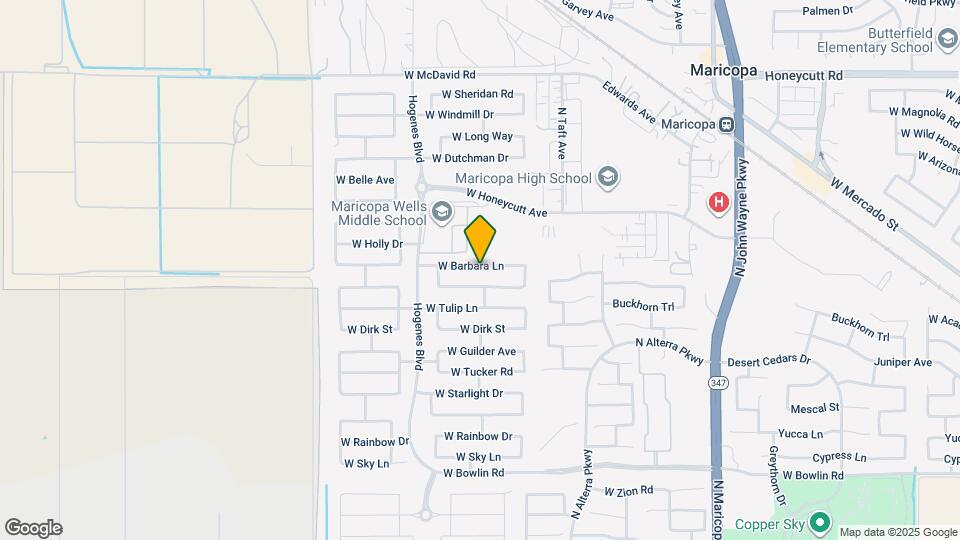 45639 W Barbara Ln Map and Location Details