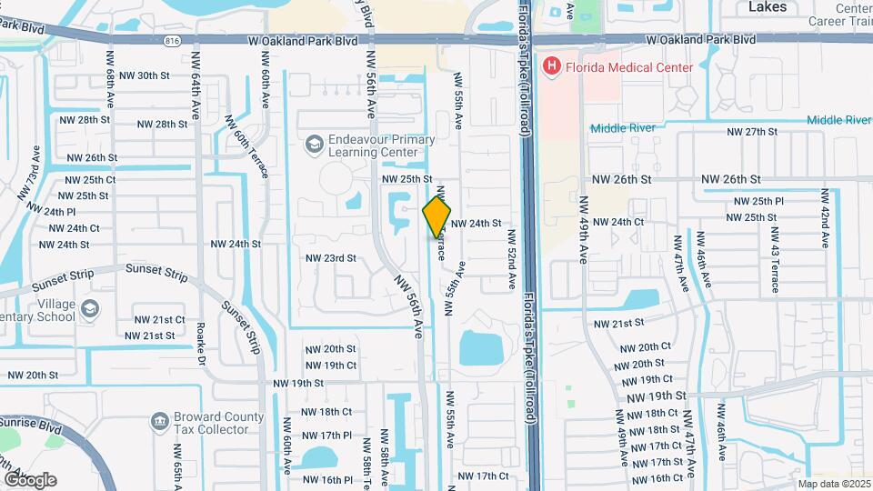 2229 NW 55th Ter Map and Location Details