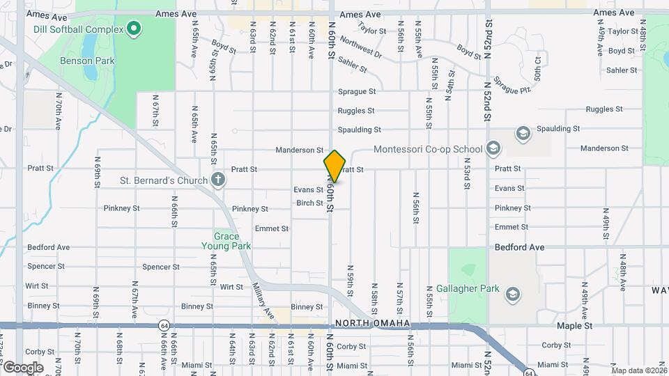 3603 N 60th St Mapa y Detalles de la Ubicación