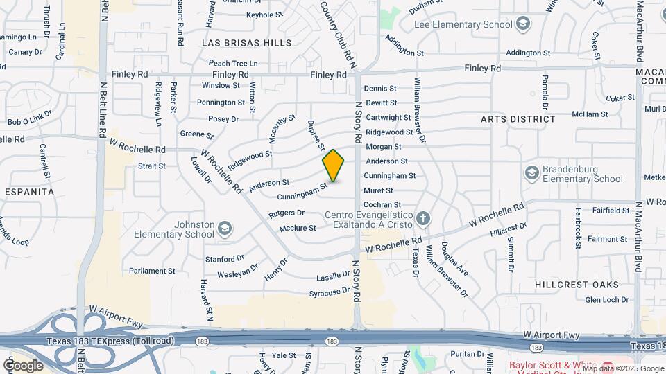 2522 Cunningham St Map and Location Details