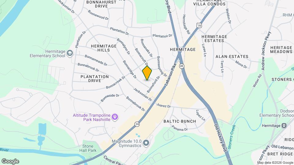 317 Bonnaridge Dr Map and Location Details