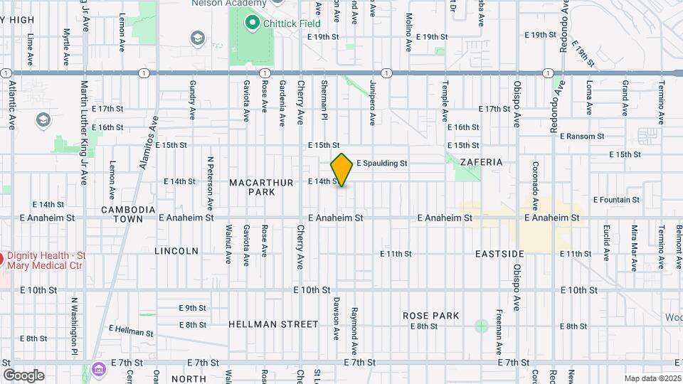 1366 Dawson Ave Map and Location Details
