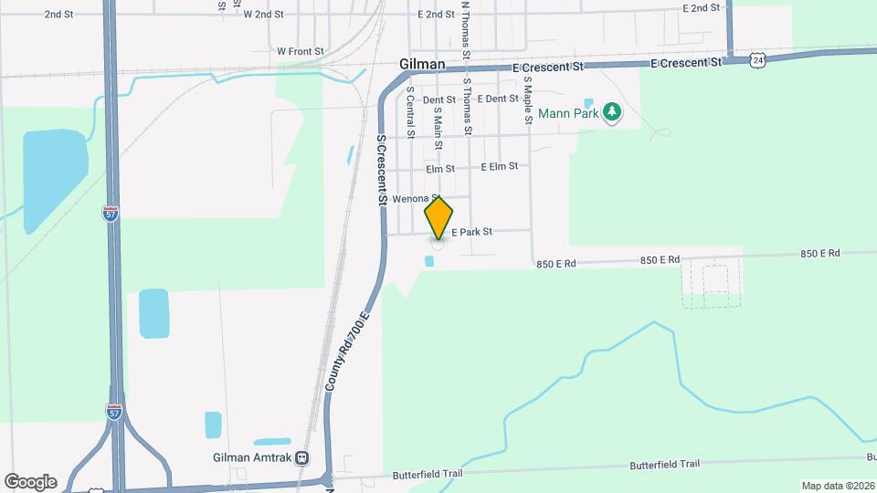 126 E Park St Map and Location Details