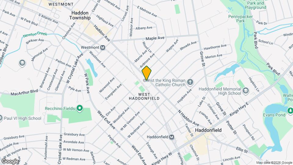 215 Haddonfield Cmns Map and Location Details