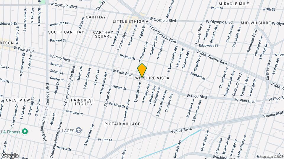 1406 S Spaulding Ave Mapa y Detalles de la Ubicación