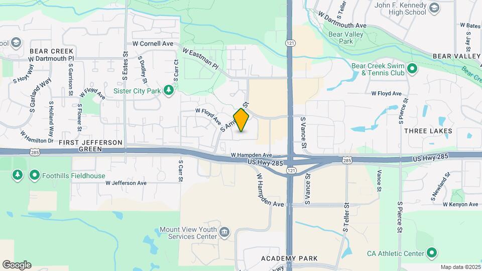 3320 S Ammons St, Unit #6-201 Map and Location Details