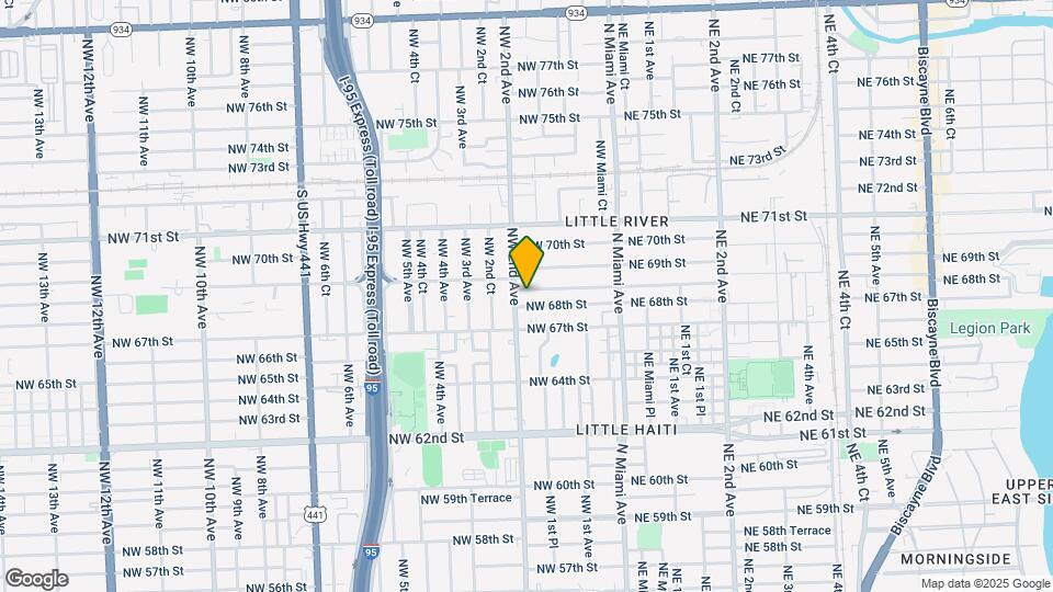 190 NW 68th Ter Map and Location Details