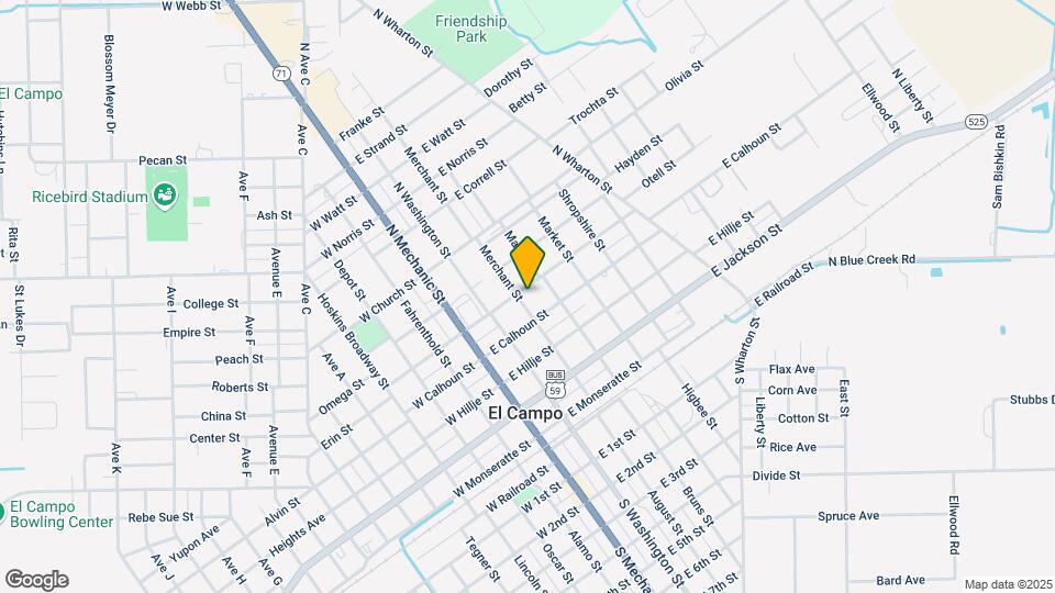 Whispering Oaks Apartment Homes El Campo Map and Location Details