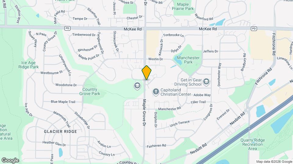 3509 Maple Grove Dr, Unit Unit #3 Mapa y Detalles de la Ubicación