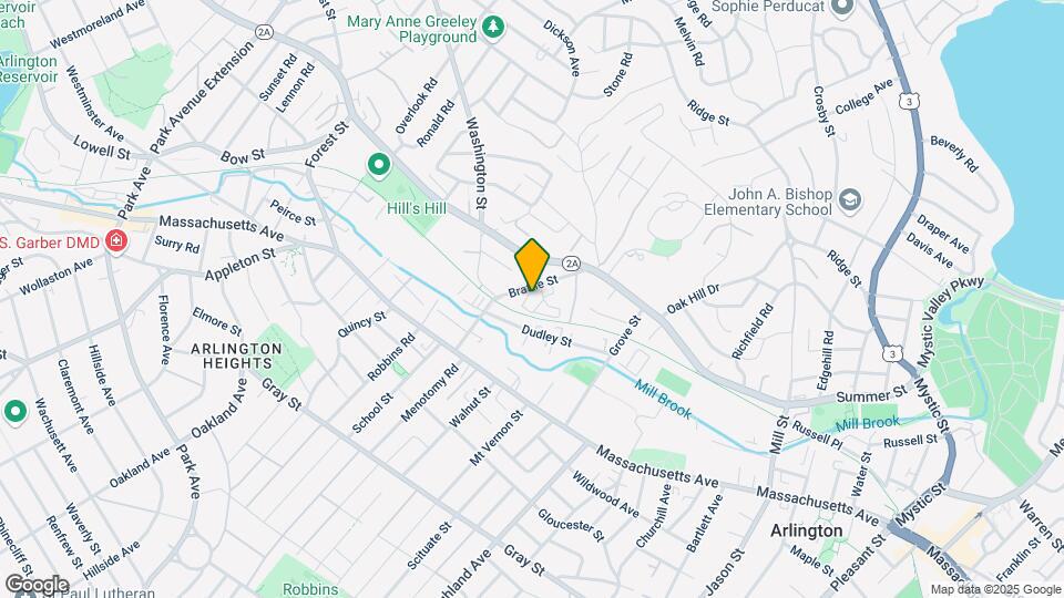 1 Brattle Dr, Unit 1 Map and Location Details