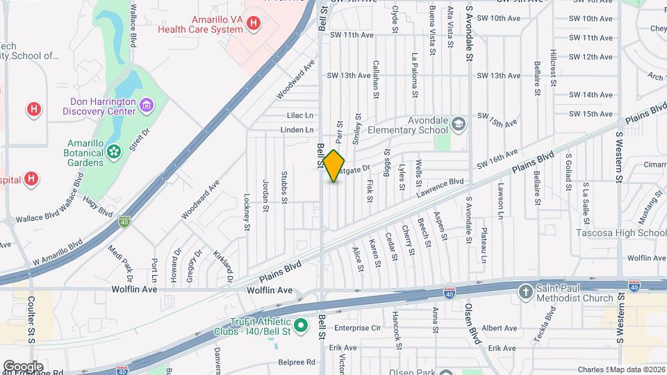 1542 Parr St Map and Location Details