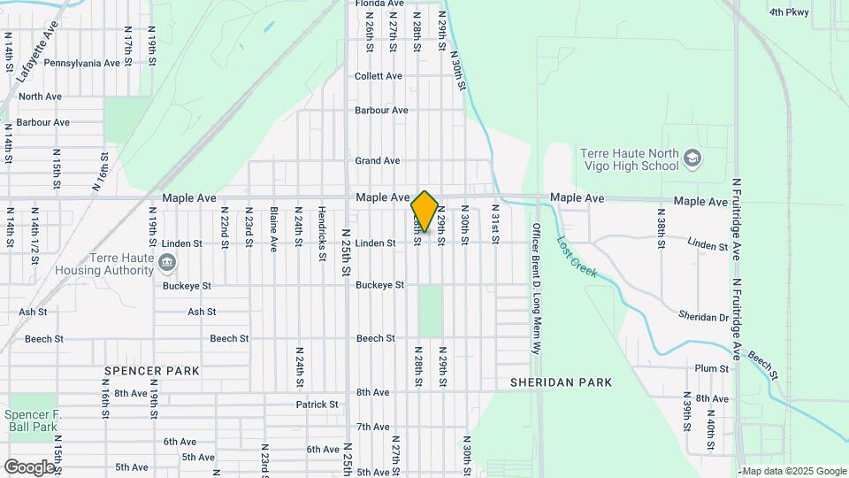 2103 N 28th St Mapa y Detalles de la Ubicación