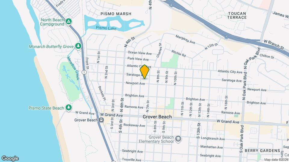 647 Newport Ave Map and Location Details