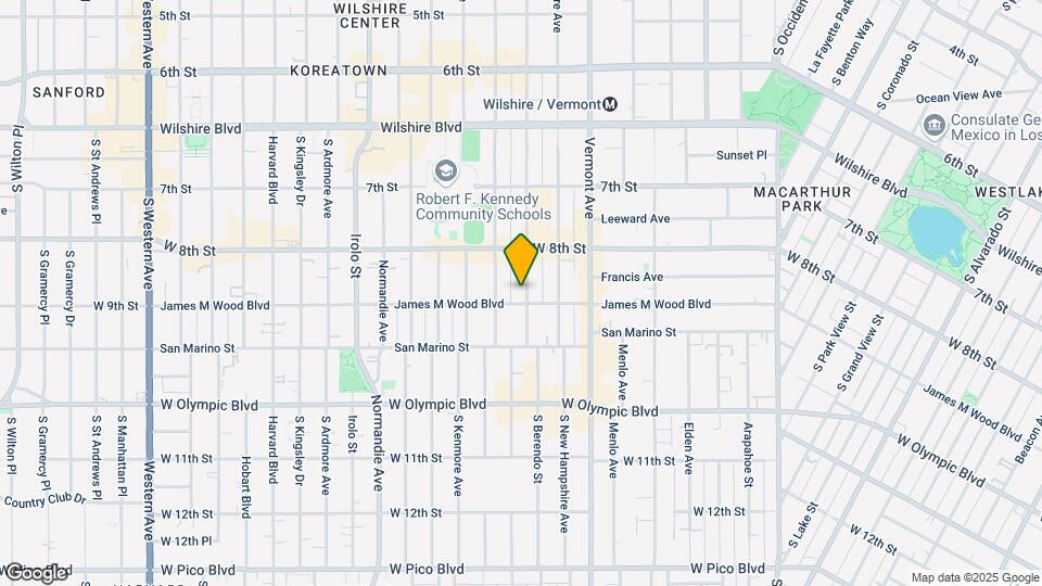 847 S Berendo St Mapa y Detalles de la Ubicación