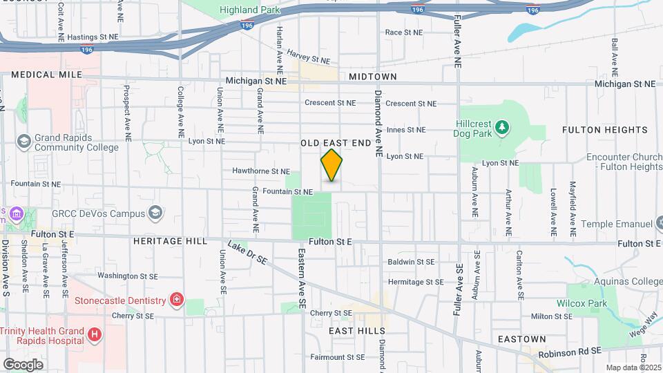 847 Fountain St NE Map and Location Details