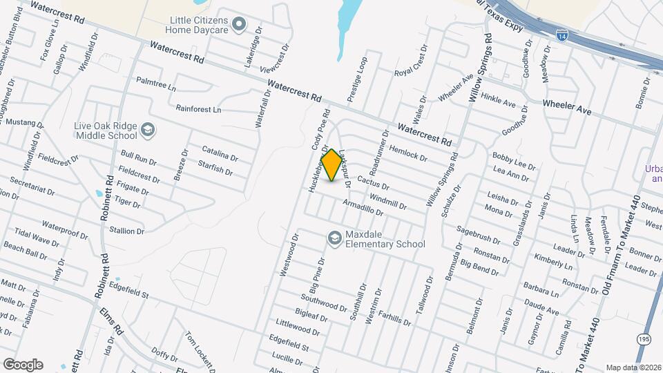 2808 Cactus Dr Map and Location Details