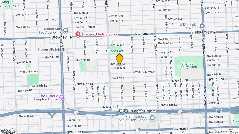 4810 NW 21st Ave Map and Location Details