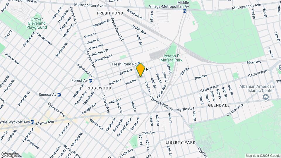 68-33 Fresh Pond Rd Mapa y Detalles de la Ubicación