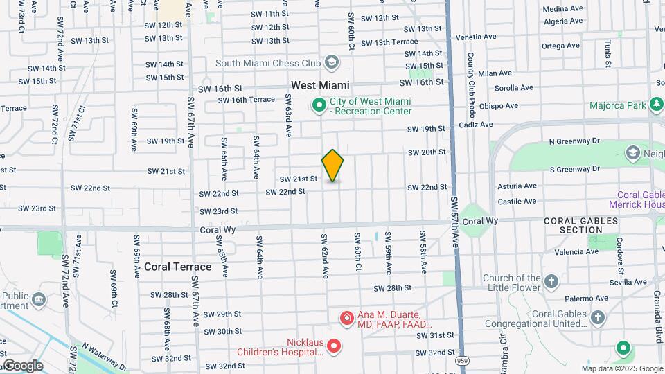 6159 SW 22nd St Map and Location Details