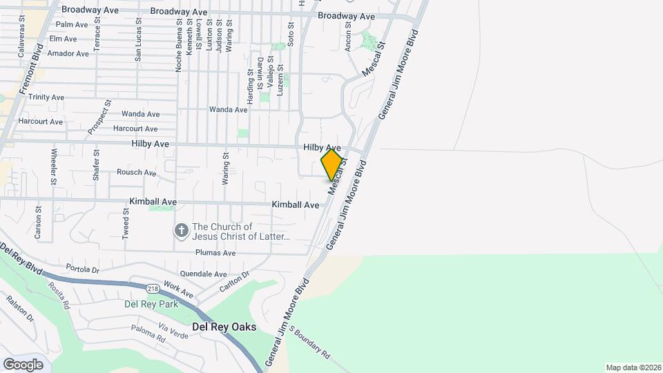 1137 Mescal St Map and Location Details