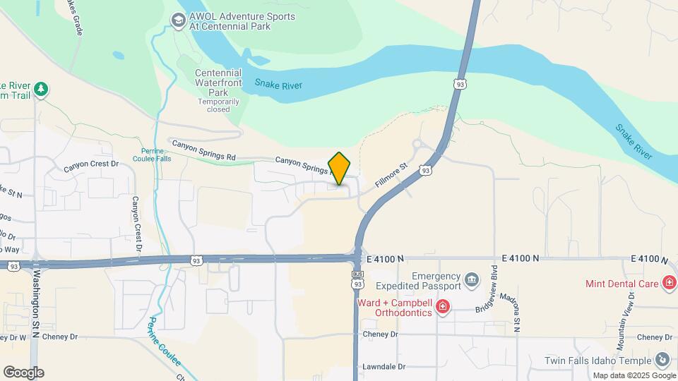 882 Canyon Park Ave Map and Location Details