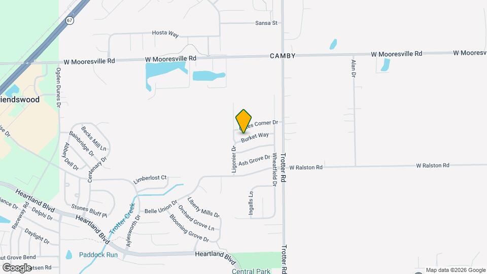 8436 Burket Way Mapa y Detalles de la Ubicación