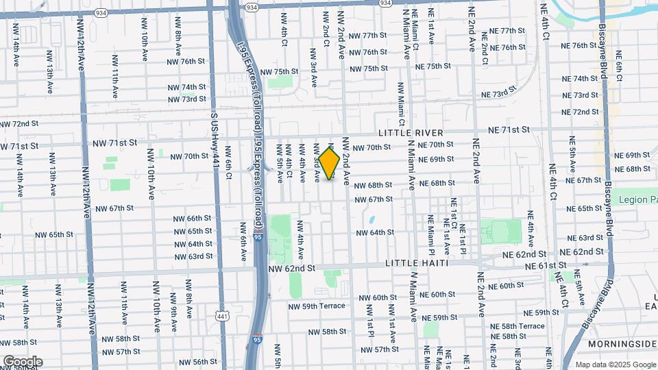 6800 NW 2nd Ct Map and Location Details