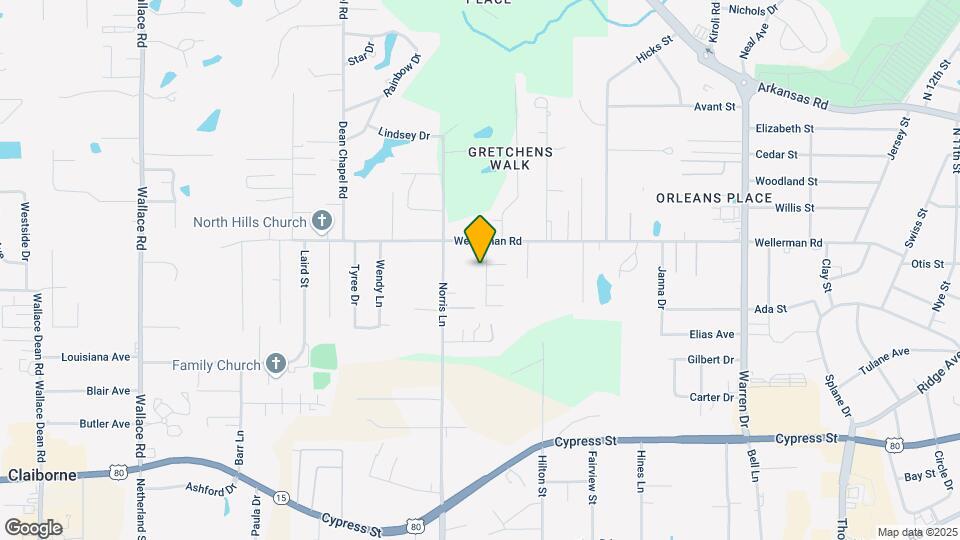 110 Willow Branch Dr Map and Location Details