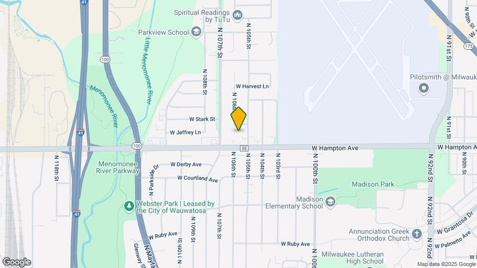 4834 N 106th St Map and Location Details