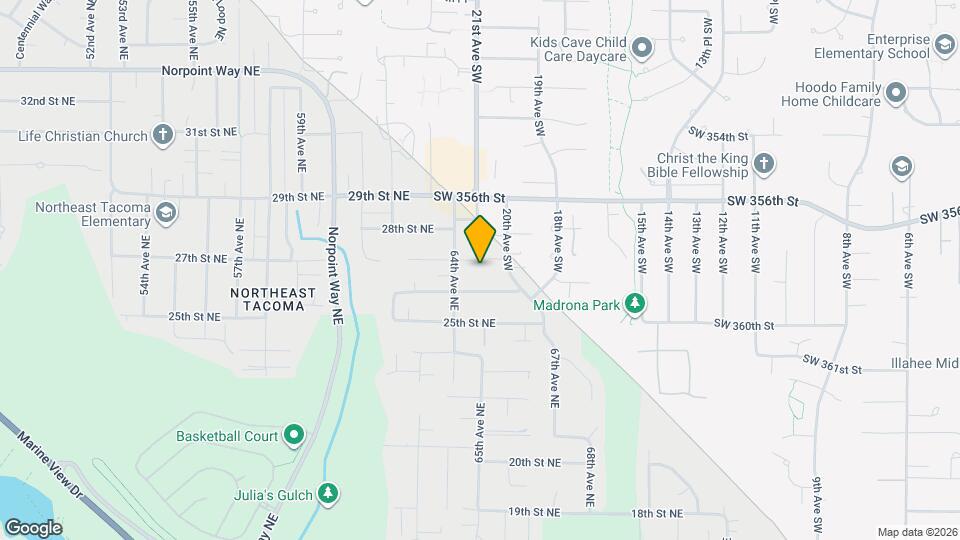 6420 27th St NE, Unit Top Mapa y Detalles de la Ubicación