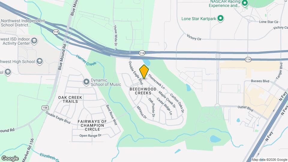 2736 Maple Creek Dr Map and Location Details