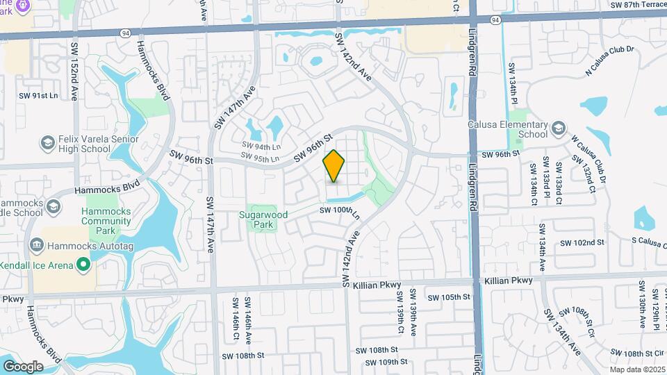 14368 SW 98th Terrace Map and Location Details