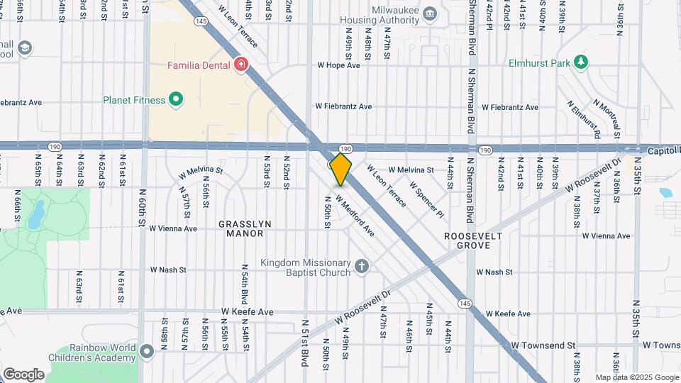 4962 W Medford Ave Map and Location Details